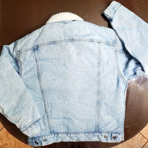Levis 90's Sherpa Denim Jean Trucker Jacket - Picture 2 of 7